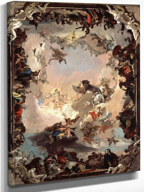 Study For Allegory Of The Planets And Continents By Giovanni Battista Tiepolo