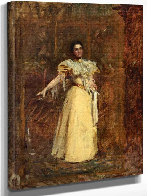 Study For The Portrait Of Miss Emily Sartain By Thomas Eakins By Thomas Eakins