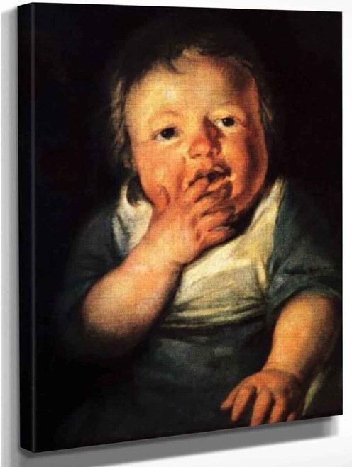 Study Of A Child By Jacob Jordaens