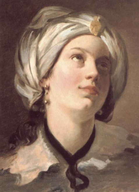 Study Of A Lutanist By Friedrich Von Amerling By Friedrich Von Amerling