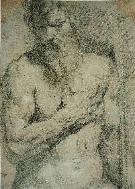 Study Of A Nude Man By Paris Bordone