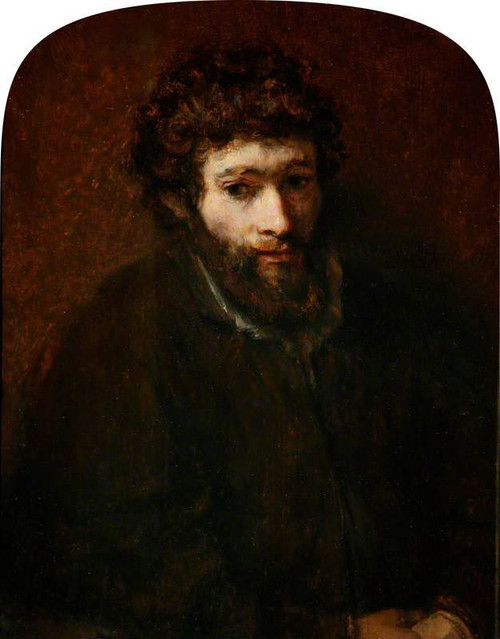 Study Of The Head Of A Bearded Man By Govaert Flinck