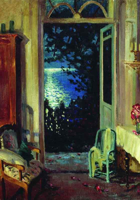 Summer Night By Sergei Arsenevich Vinogradov Russian 1869 1938