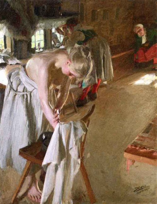 Sunday Morning By Anders Zorn