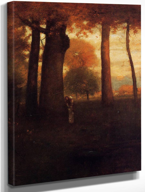 Sunset, Golden Glow By George Inness