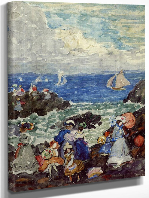 Surf, Nantasket By Maurice Prendergast By Maurice Prendergast