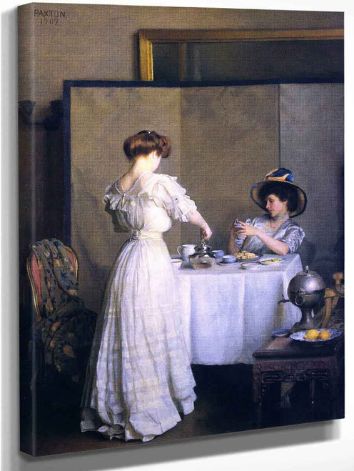 Tea Leaves By William Macgregor Paxton By William Macgregor Paxton