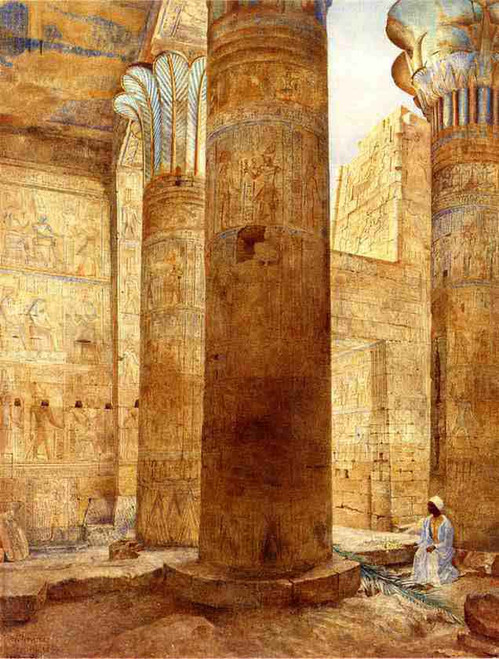 Temple Of Philae, Nubia By Henry Roderick Newman