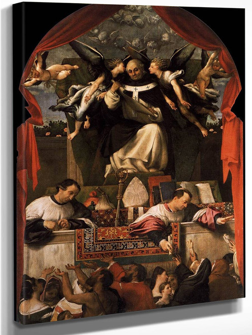 The Alms Of Saint Antoninus By Lorenzo Lotto