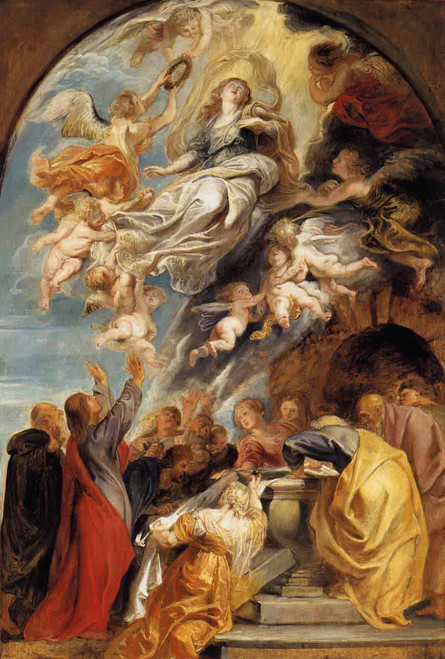 The Assumption Of Mary By Peter Paul Rubens