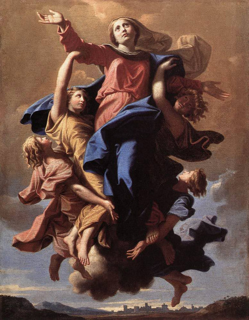 The Assumption Of The Virgin By Nicolas Poussin