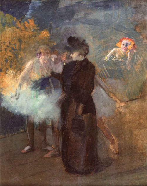 The Ballet Mistress By Jean Louis Forain  By Jean Louis Forain