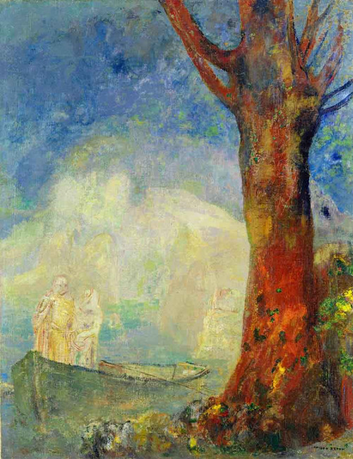 The Barque By Odilon Redon