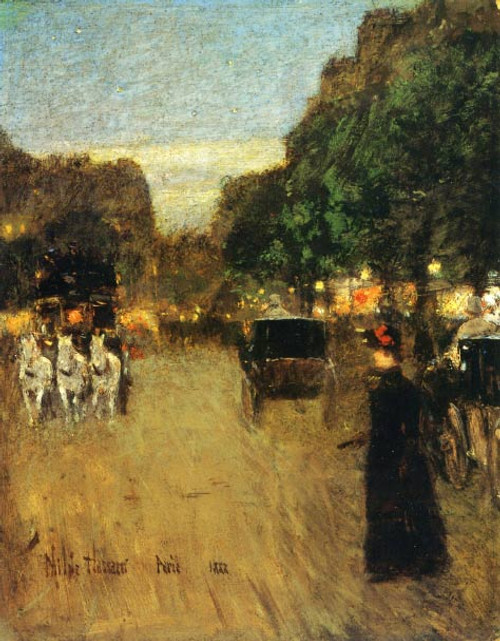 The Bois De Boulogne By Frederick Childe Hassam