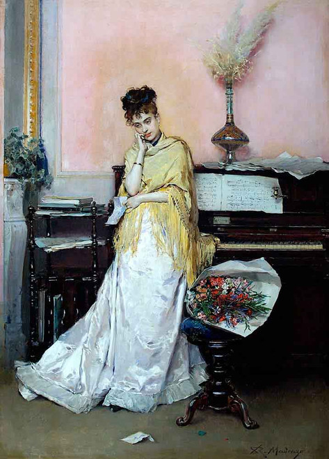The Bouquet By Raimundo De Madrazo Y Garreta