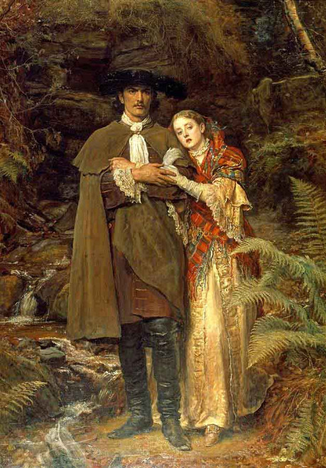 The Bride Of Lammermoor By Sir John Everett Millais