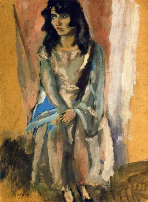 The Brown Persian By Jules Pascin The Brown Persian By Jules Pascin