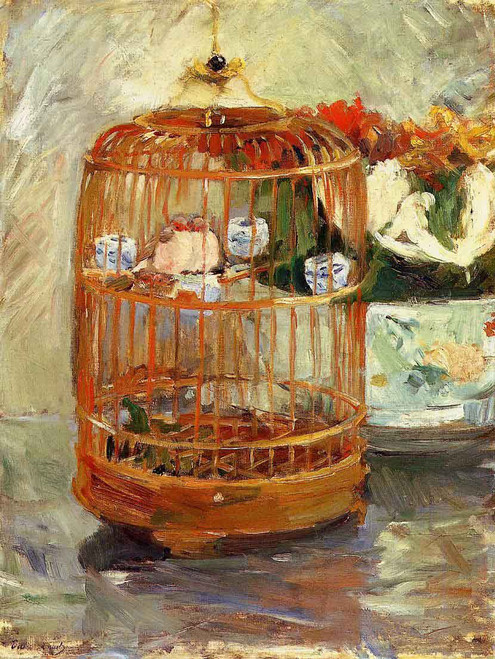 The Cage By Berthe Morisot