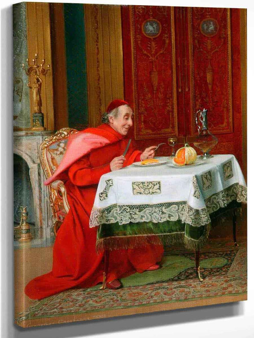 The Cardinal's Lunch By Georges Croegaert By Georges Croegaert Art Reproduction