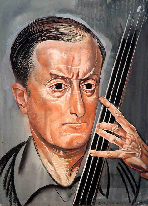 The Cello Player By Boris Grigoriev The Cello Player By Boris Grigoriev