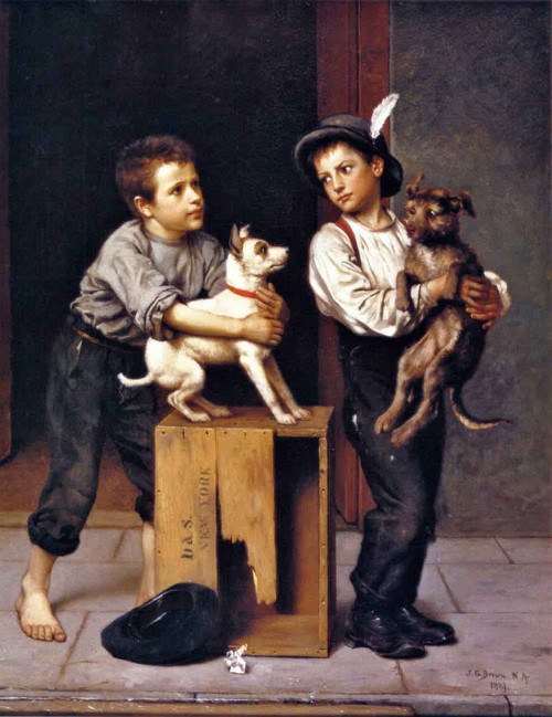 The Challange By John George Brown
