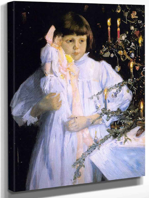 The Christmas Tree By Julian Alden Weir American 1852 1919