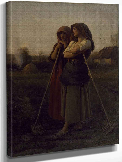 The Close Of Day By Jules Adolphe Breton