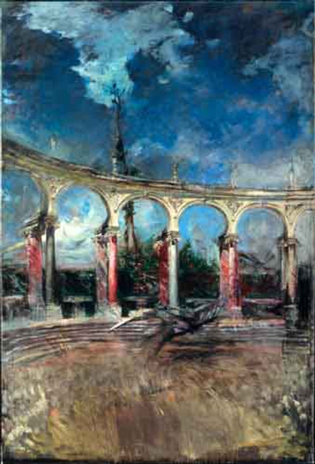 The Colonnades Of Versailles By Giovanni Boldini