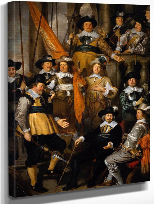 The Company Of Captain Albert Bas And Lieutenant Lucas Conijn By Govaert Flinck