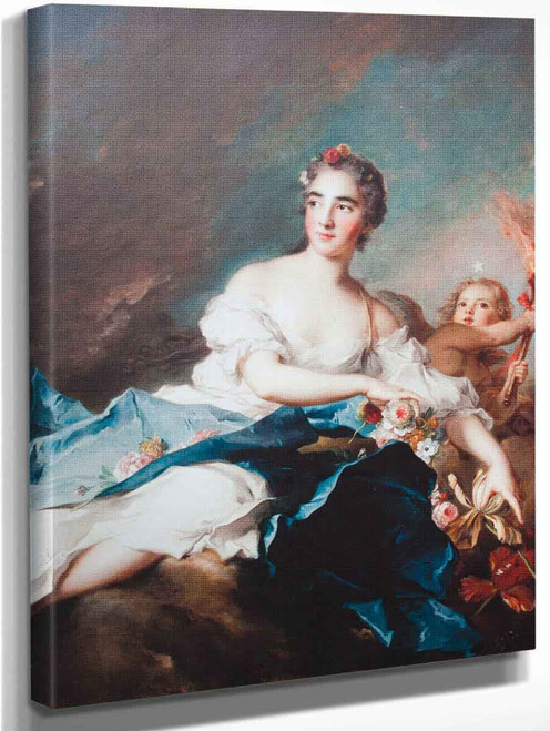 The Countess De Brac As Aurora By Jean Marc Nattier