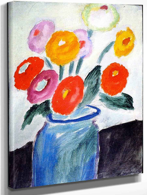 The Dancer Sacharoff 1 By Alexei Jawlensky By Alexei Jawlensky