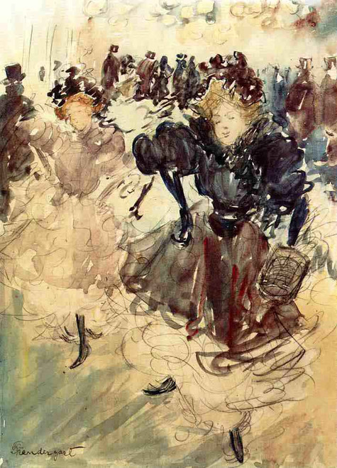 The Dancers By Maurice Prendergast By Maurice Prendergast