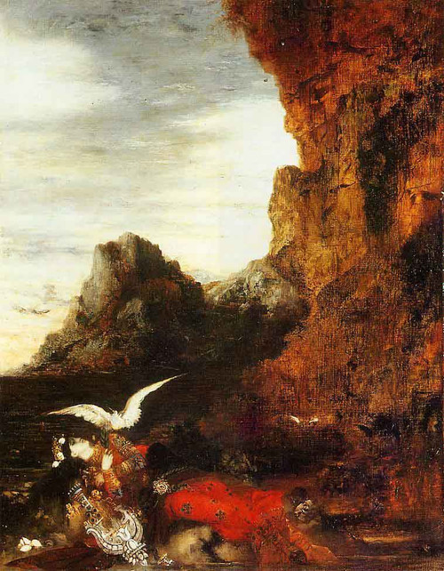 The Death Of Sappho2 By Gustave Moreau