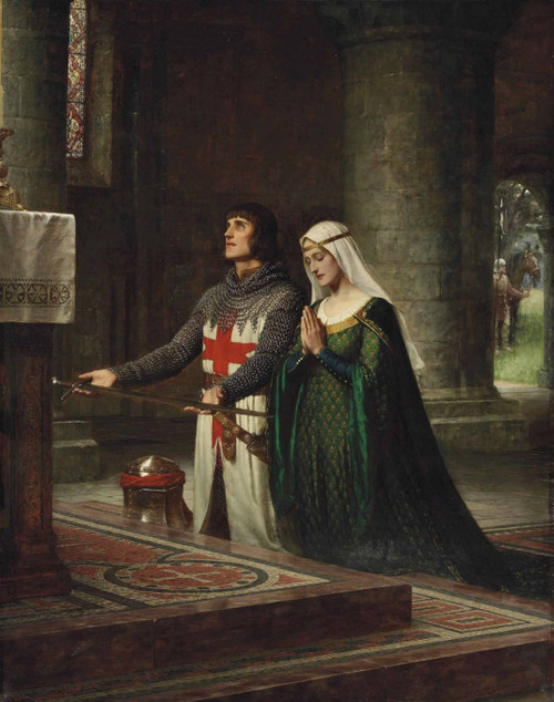 The Dedication By Edmund Blair Leighton