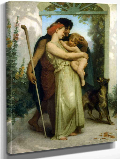 The Departure Of The Shepherd By William Bouguereau