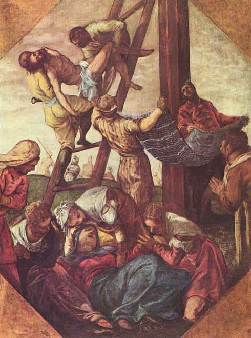 The Descent From The Cross By Jacopo Tintoretto The Descent From The Cross By Jacopo Tintoretto
