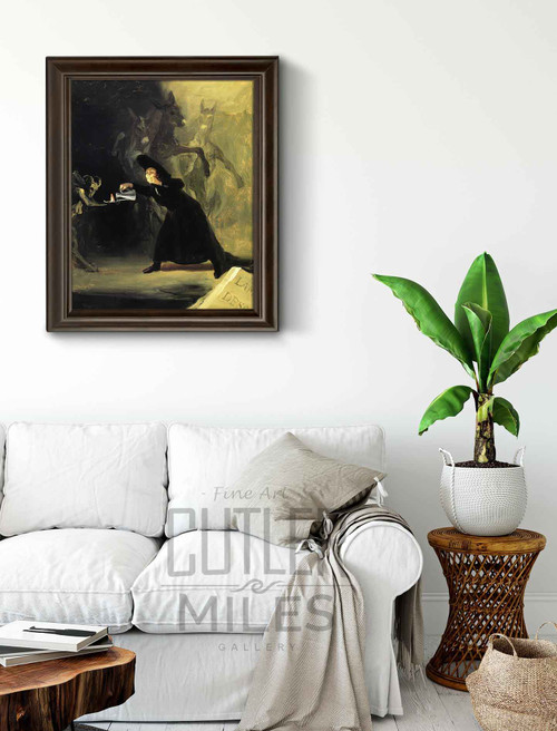 The Devil's Lamp By Francisco Jose De Goya Y Lucientes Art Reproduction