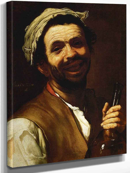 The Drinker By Jusepe De Ribera