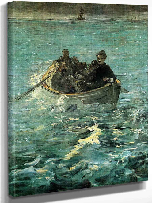 The Escape Of Rochefort The Large Study By Edouard Manet By Edouard Manet
