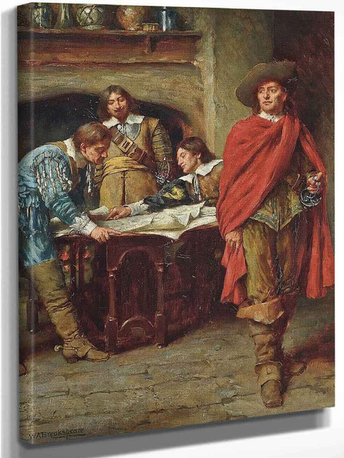 The Eve Of The Battle By William Arthur Breakspeare