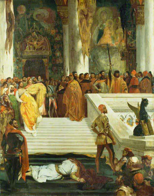 The Execution Of The Doge Marino Faliero By Eugene Delacroix By Eugene Delacroix