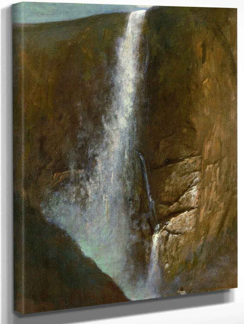The Falls By Albert Bierstadt