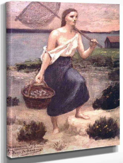 The Fisherwoman By Pierre Puvis De Chavannes