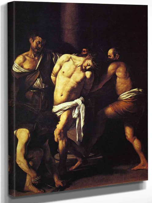 The Flagellation Of Christ By Caravaggio By Caravaggio