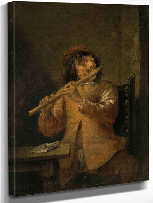 The Flautist By David Teniers The Younger