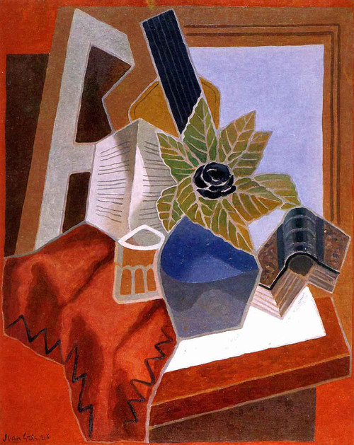 The Flower On The Table By Juan Gris