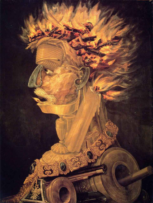 The Four Elements  Fire By Giuseppe Arcimboldo