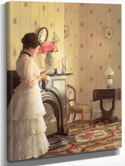 The Front Parlor By William Macgregor Paxton By William Macgregor Paxton