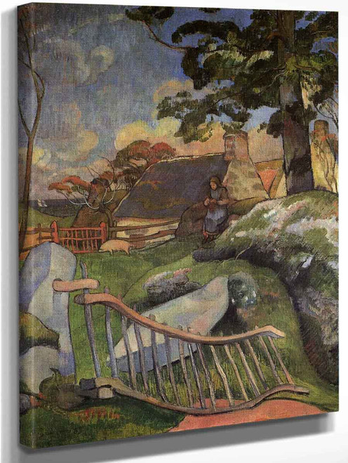 The Gate  By Paul Gauguin