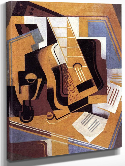 The Guitar3 By Juan Gris